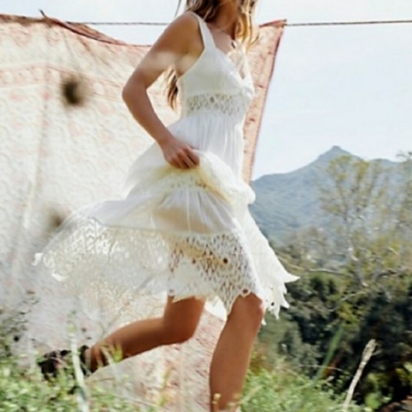 🌼 Free People NWOT "caught your eye" maxi dress - Picture 4 of 15